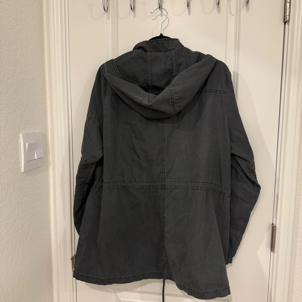 a new day Charcoal Utility Jacket Size XL Fall Winter - Picture 9 of 10